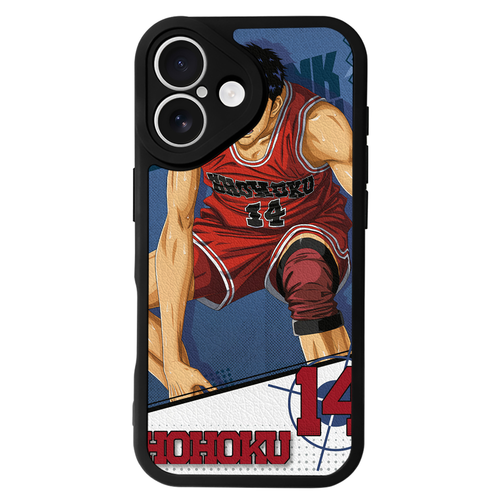 （画像用） SLAM DUNK／スラムダンク 【iPhone 16シリーズ対応】シリコンスマホケース（レザー調） 材質：シリコン
